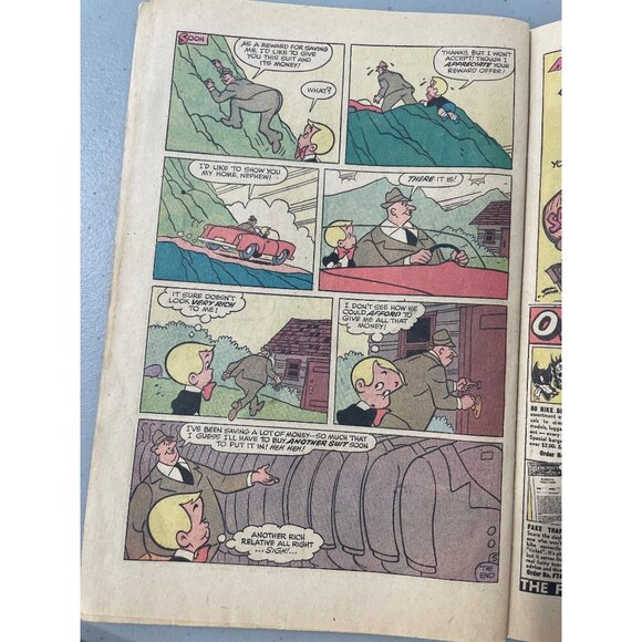 Harvey Comics Richie Rich Jackpots Comic #16 April 1975 Vintage Bagged Boarded - Picture 6 of 7